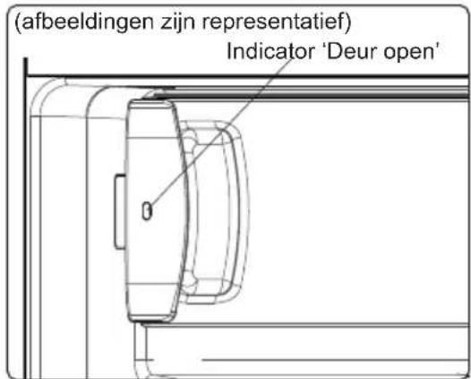 SHARP SJ-UD121T2W-EU - Indicator 'Deur open'; - 1