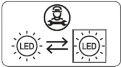 SHARP SJ-UD121T2W-EU - Remplacement de l'éclairage LED - 2