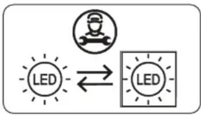 SHARP SJ-UD121T2W-EU - Vervangen van ledverlichting - 2
