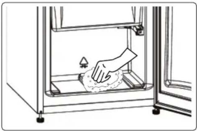 SHARP SJ-UD121T2W-EU - Freezer defrosting process - 1