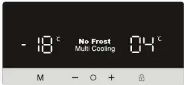 SHARP SJ-NFA35IHDBD-EU - Temperatuurinstellungen - 1