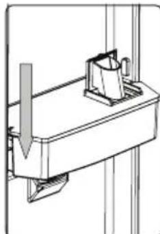 SHARP SJ-NFA35IHDBD-EU - Montieren des Wasserbehalters - 2