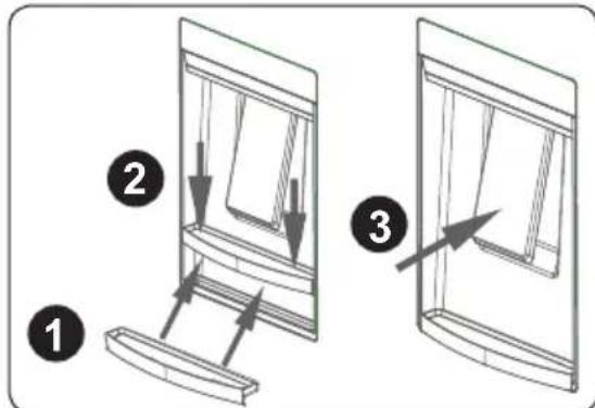 SHARP SJ-NFA35IHDBD-EU - Montieren des Wasserbehalters - 4