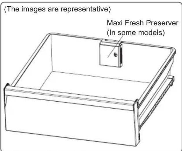 SHARP SJ-NFA35IHDBD-EU - Maxi-fresh preserver (If available) - 2