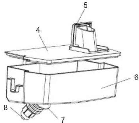 SHARP SJ-NFA35IHDBD-EU - Onderdelen van de waterdispenser - 2