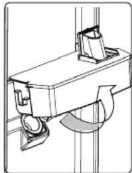 SHARP SJ-NFA35IHDBD-EU - Montaje del deposito de agua - 1
