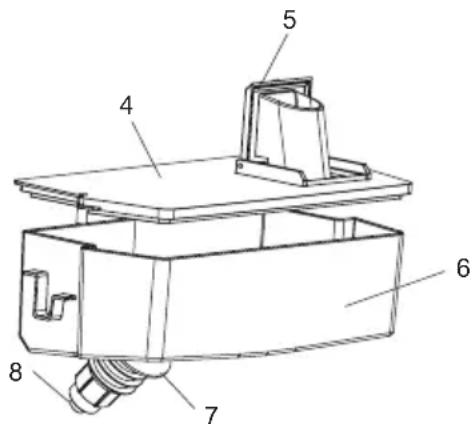 SHARP SJ-NFA35IHDBD-EU - Teile des Wassersponders - 2