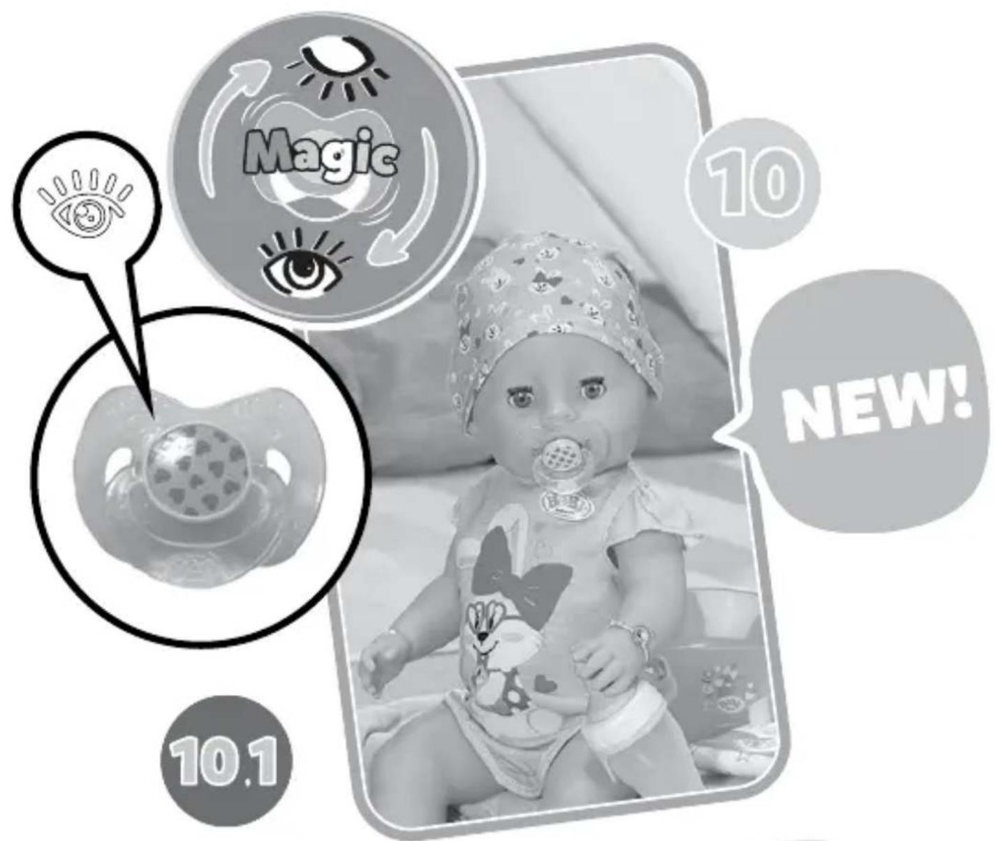 BABY born Magic Girl 827956 - 9