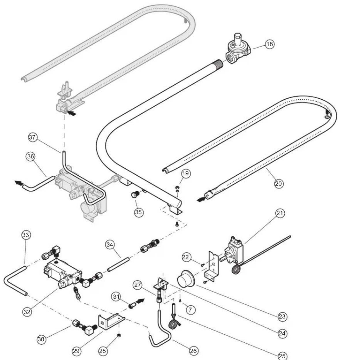 Wells WG3048G - WG2424G FUEL SYSTEM COMPONENTS - 1
