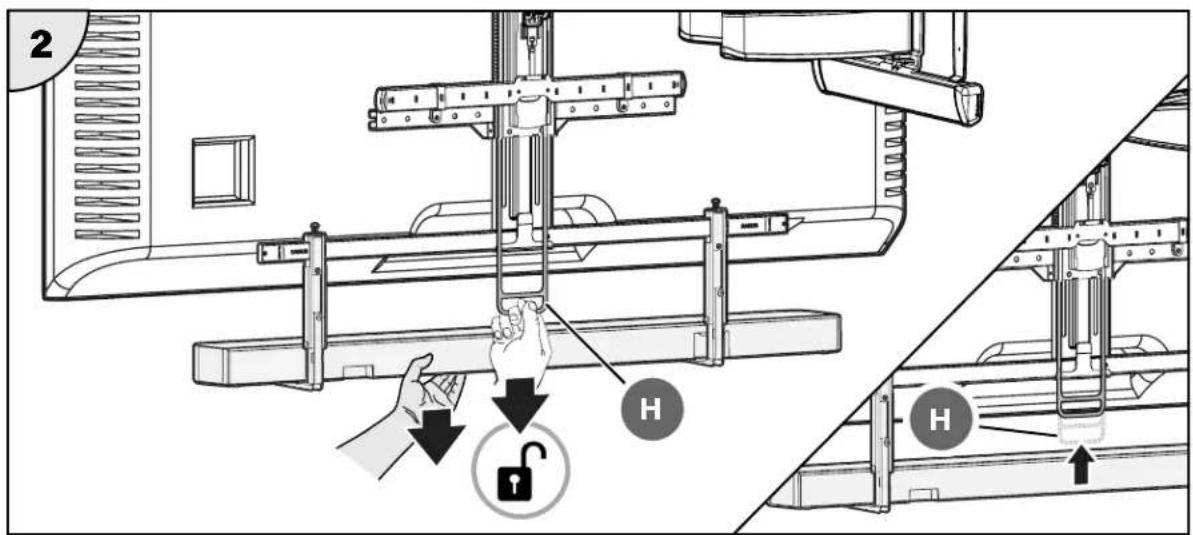 SANUS WSBSBTV1-B2 - CAUTION! - 1