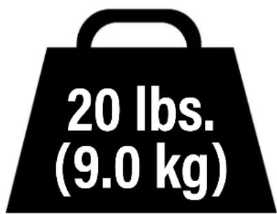 SANUS WSBSBTV1-B2 - Soundbar Weight Limit DO NOT EXCEED - 1