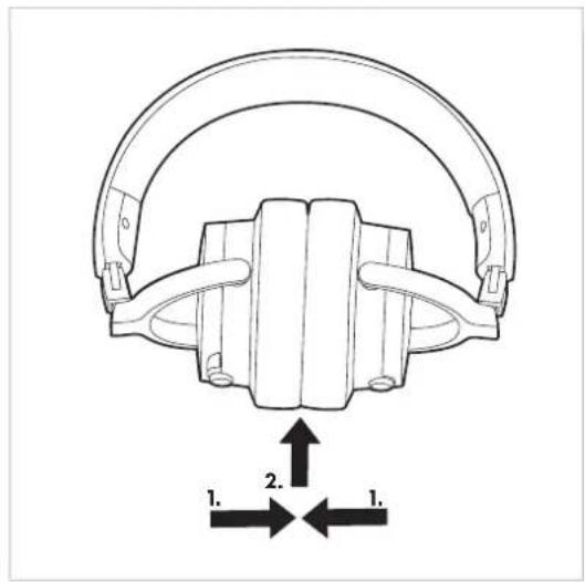 BEYERDYNAMIC DJ 300 PRO X CLUB - SOSTITUZIONE DELLE IMBOTTITURE DEI PADIGLIONI - 3
