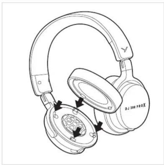 BEYERDYNAMIC DJ 300 PRO X CLUB - OHRPOLSTER WECHSELN - 2