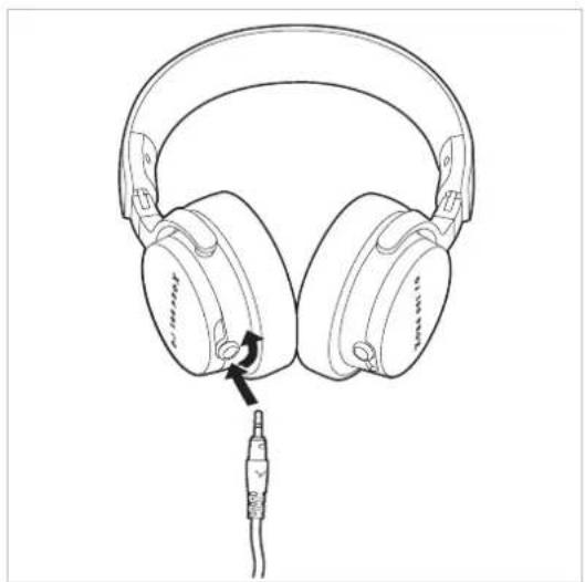 BEYERDYNAMIC DJ 300 PRO X CLUB - CONNEXION DU CÂBLE DE RACCORDEMENT - 1