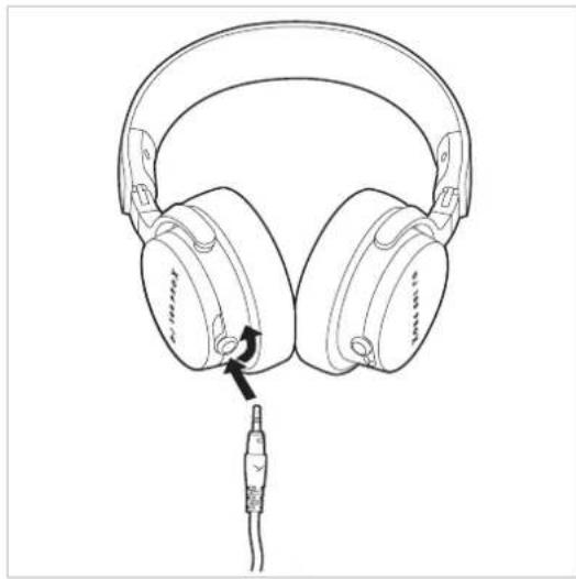 BEYERDYNAMIC DJ 300 PRO X CLUB - 接続ケーブルの接続 - 1