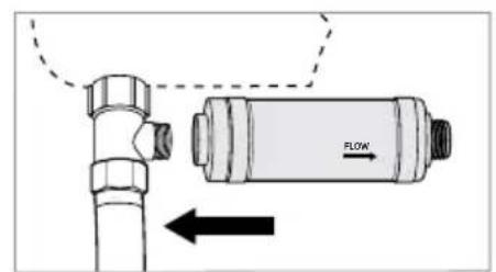 Brondell Swash Select EM417 - External Bidet Filter Installation - 2