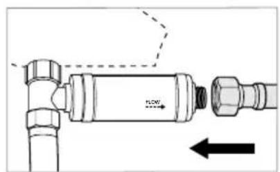 Brondell Swash Select EM417 - External Bidet Filter Installation - 3