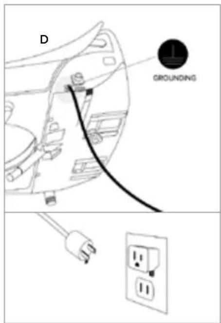 Brondell Swash Select EM417 - OPTIONAL GROUNDING INSTRUCTIONS - 3