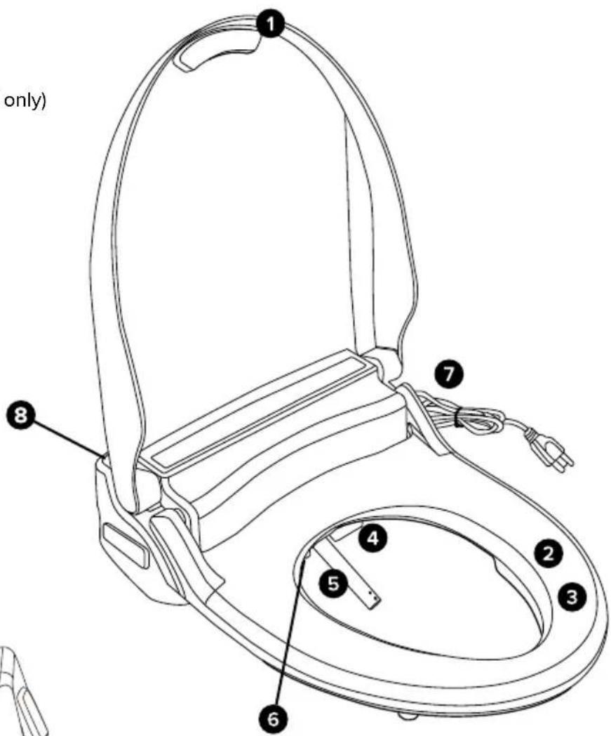 Brondell Swash Select BL97 - Product Parts - 1