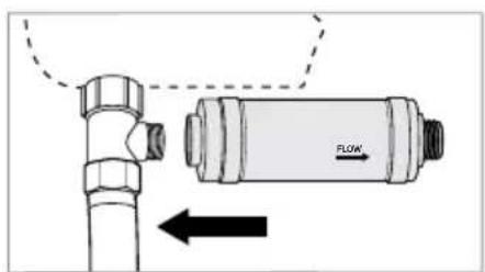 Brondell Swash Select BL97 - External Bidet Filter Installation - 2