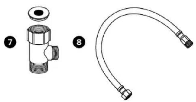 Brondell Swash Select BL97 - Installation Parts - 3