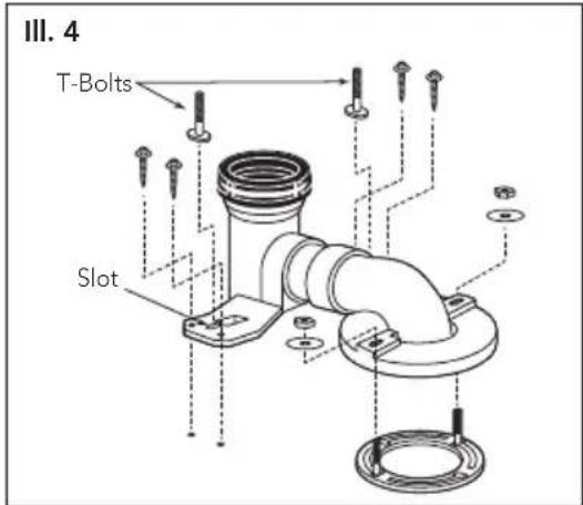 TOTO Vespin II CST474CEFG - Install Outlet Connection - 3