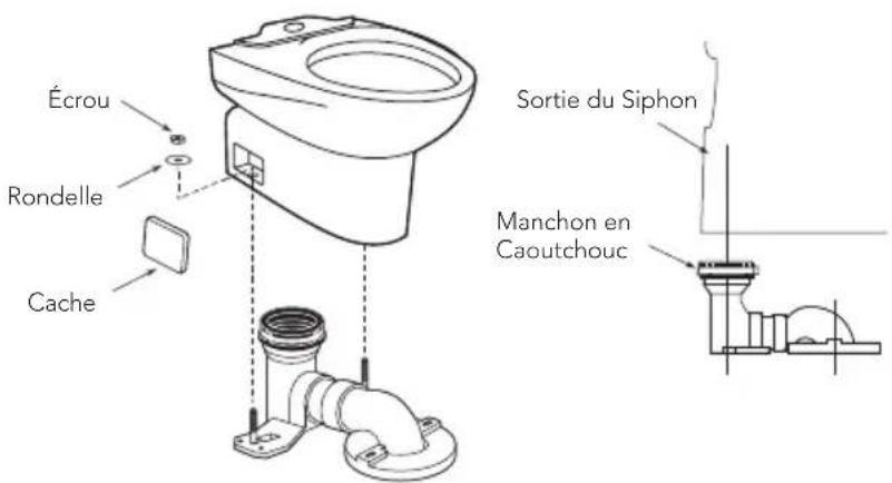 TOTO Vespin II CST474CEFG - Installer le toilette - 1