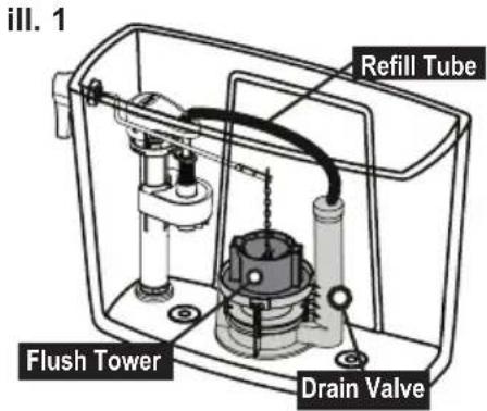 TOTO Vespin II CST474CEFG - Replacing the Drain Valve - 1