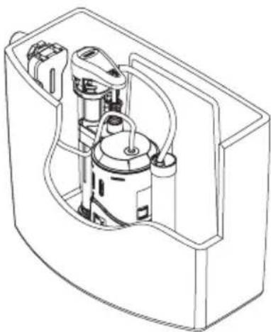 TOTO Vespin II CST474CEFG - Servicing the Flush Valve (ST453 Model Tank Only) - 1