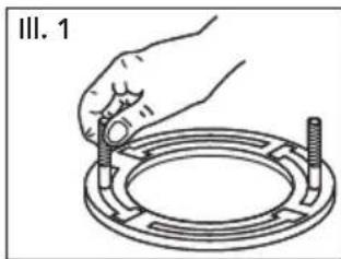 TOTO Vespin II CST474CEFG - Install Mounting Bolts - 1