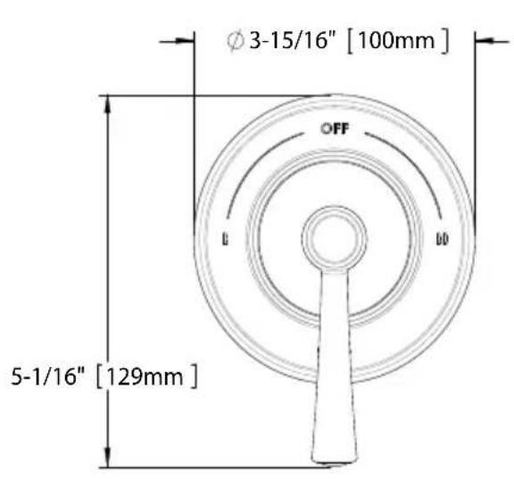 TOTO Silas TS210DW - ROUGH-IN DIMENSIONS / DIMENSIONES PRELIMINARES / DIMENSIONS BRUTES - 1