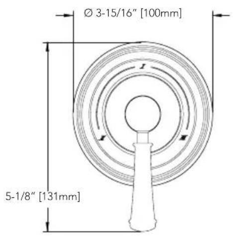 TOTO Vivian TS220XW - ROUGH-IN DIMENSIONS / DIMENSIONES PRELIMINARES / DIMENSIONS BRUTES - 3