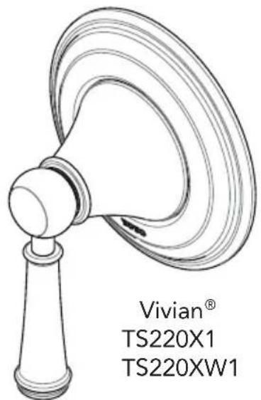 TOTO Vivian TS220XW - Garniture de Détourner à Trois Voies - 1