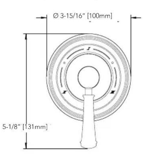 TOTO Vivian TS220XW1 - ROUGH-IN DIMENSIONS / DIMENSIONES PRELIMINARES / DIMENSIONS BRUTES - 1