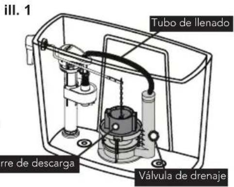 TOTO Drake II C453CUF - Remplacement de válvula de descarga - 1
