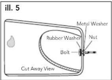 TOTO CST785CEFG - NOTE: Three Points of Contact: - 3