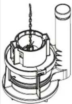 TOTO Promenade II MS814224CEFRG - REPLACEMENT PARTS / REFACCIONES / PIÈCES DE RECHANGE - 1