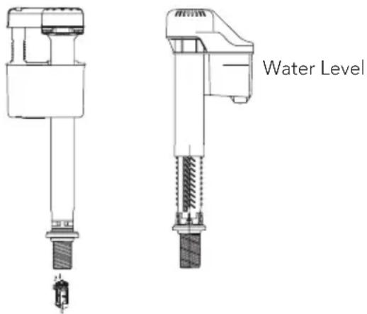 TOTO Promenade II MS814224CEFRG - Water Level Adjustment - 1