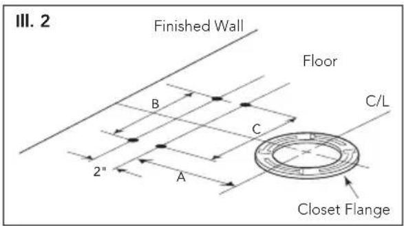 TOTO Legato MS624124CEF - INSTALLATION PROCEDURE - 1