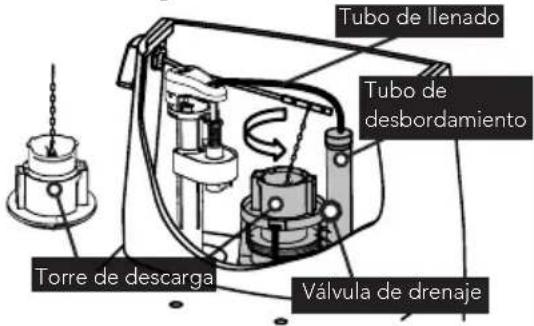 TOTO Legato MS624124CEF - Sustitución de la válvula de drenaje - 1