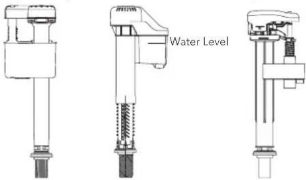 TOTO Eco Guinevere MS974224CEFG - Ajuste del nivel del agua - 1