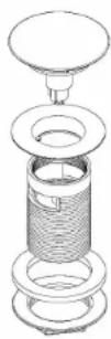 TOTO Aimes ABY626N - Install Drain body to floor pipe - 1