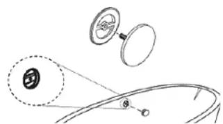 TOTO Aimes ABY626N - ③ Instale los accesorios del rebosadero - 1