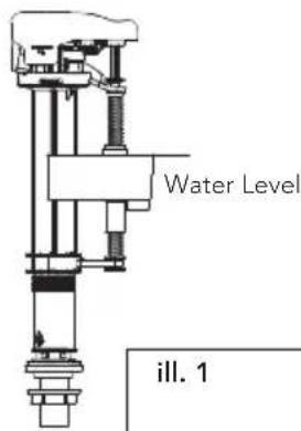 TOTO Drake CST776CEG - Water Level Adjustment - 2