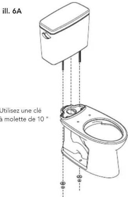 TOTO Drake CST776CEG - PROCEDURE D'INSTALLATION - 4