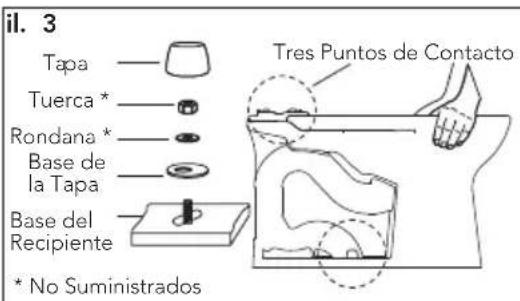 TOTO Drake CST776CEG - PROCEDIMIENTO DE INSTALLACION - 3