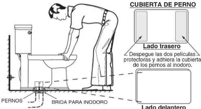American Standard Town Square S 2851A105 - PRECAUCIÓN: ¡NO APRIETE DEMASIADO LAS TUERCAS PARA EVITAR DAÑOS EN LA BASE! - 1