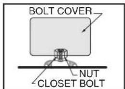 American Standard Town Square S 2851A105 - CAUTION: DO NOT OVERTIGHTEN NUTS OR BASE MAY BE DAMAGED! - 2