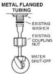 American Standard Town Square S 2851A105 - CAUTION: DO NOT OVERTIGHTEN NUTS OR BASE MAY BE DAMAGED! - 4