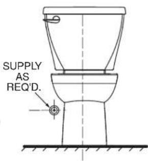 American Standard Baby Devoro 4019828 - REMOVE OLD TOILET - 2